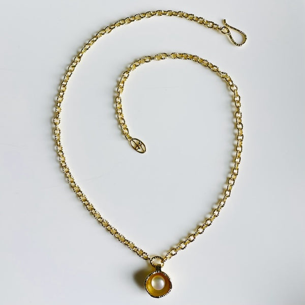 Forged Cup Necklace in Gold – Dominique Giordano Design