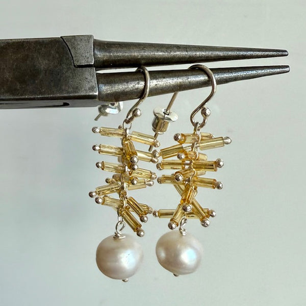 Helix Earrings: Silver