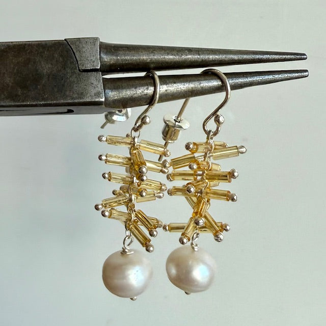 Helix Earrings: Silver