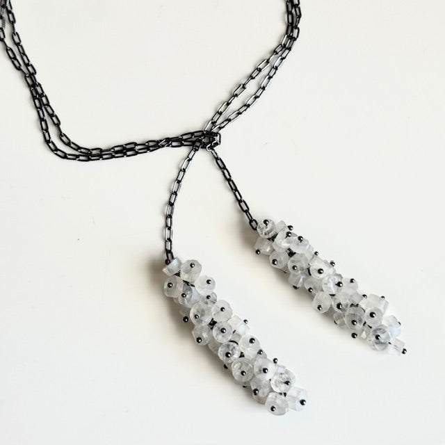 Rubic Lariat: Rainbow Moonstone