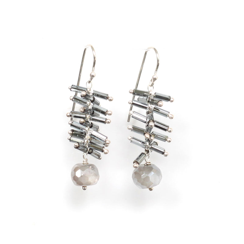 Helix Earrings: Silver