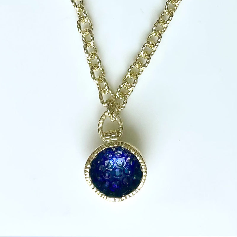 Geode Small Necklace in Gold