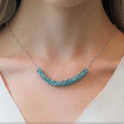 Alexis Necklace: Aqua