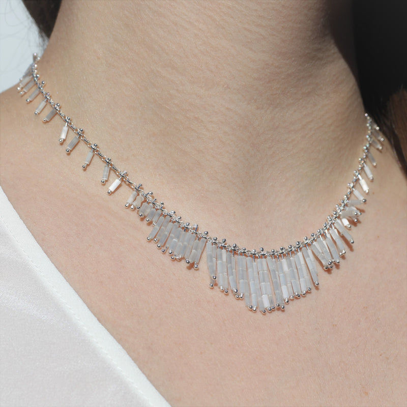 Deco Necklace: Blanco