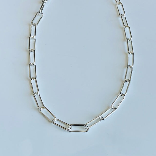 Paperclip Chain: Silver