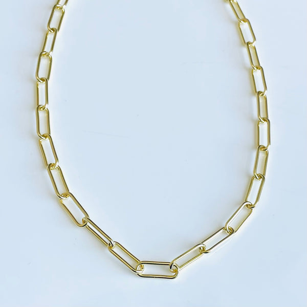 Paperclip Chain: Gold