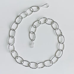 Linked Necklace in Silver