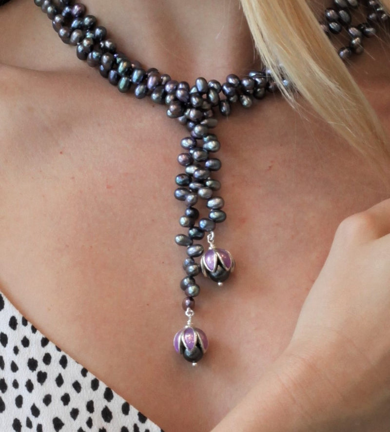 Lotus Blossom Lariat