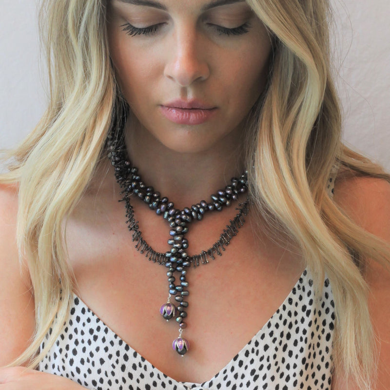 Lotus Blossom Lariat