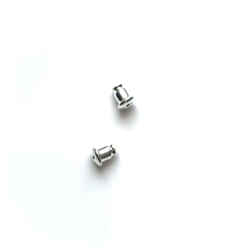 Acorn Earrings: Silver