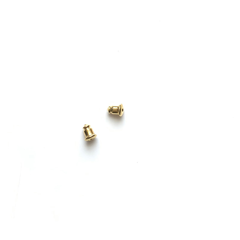 Acorn Earrings: Gold