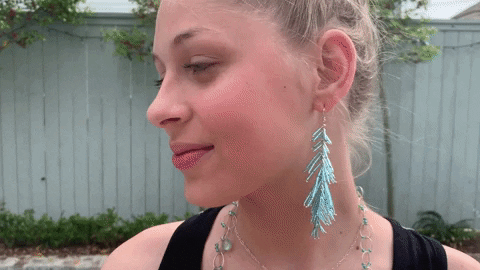 Duster Earrings: Azul